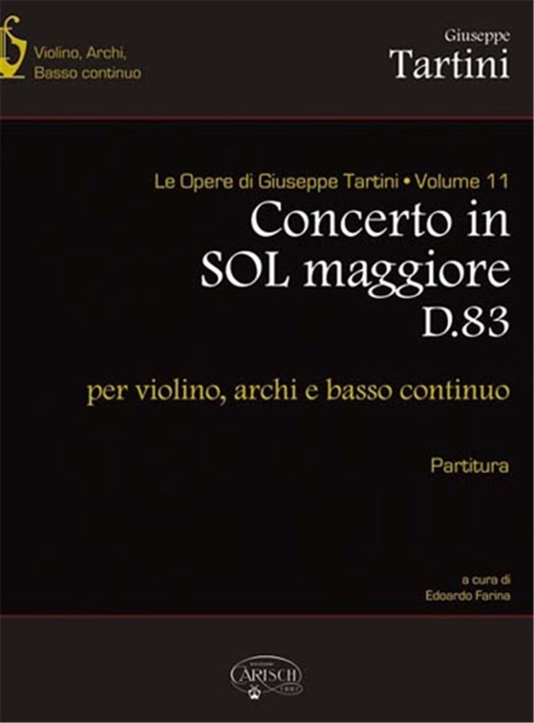 Tartini Volume 11: Concerto in C Major D83